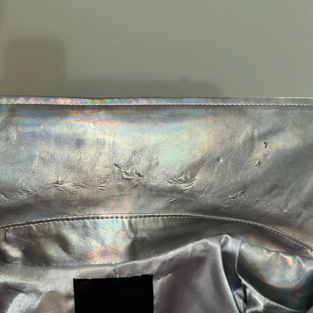 Silver Metallic Women's Jacket - Picture 5 of 5